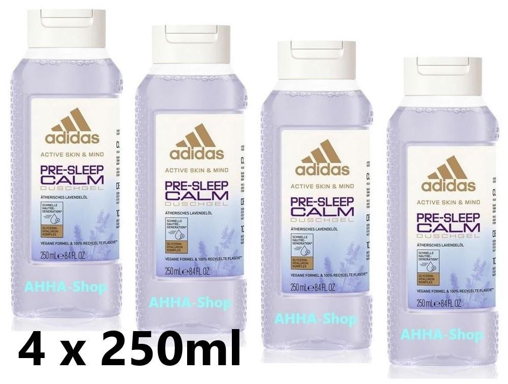 adidas  Skin & Mind Duschgel "Pre-Sleep Calm", 4 x 250ml