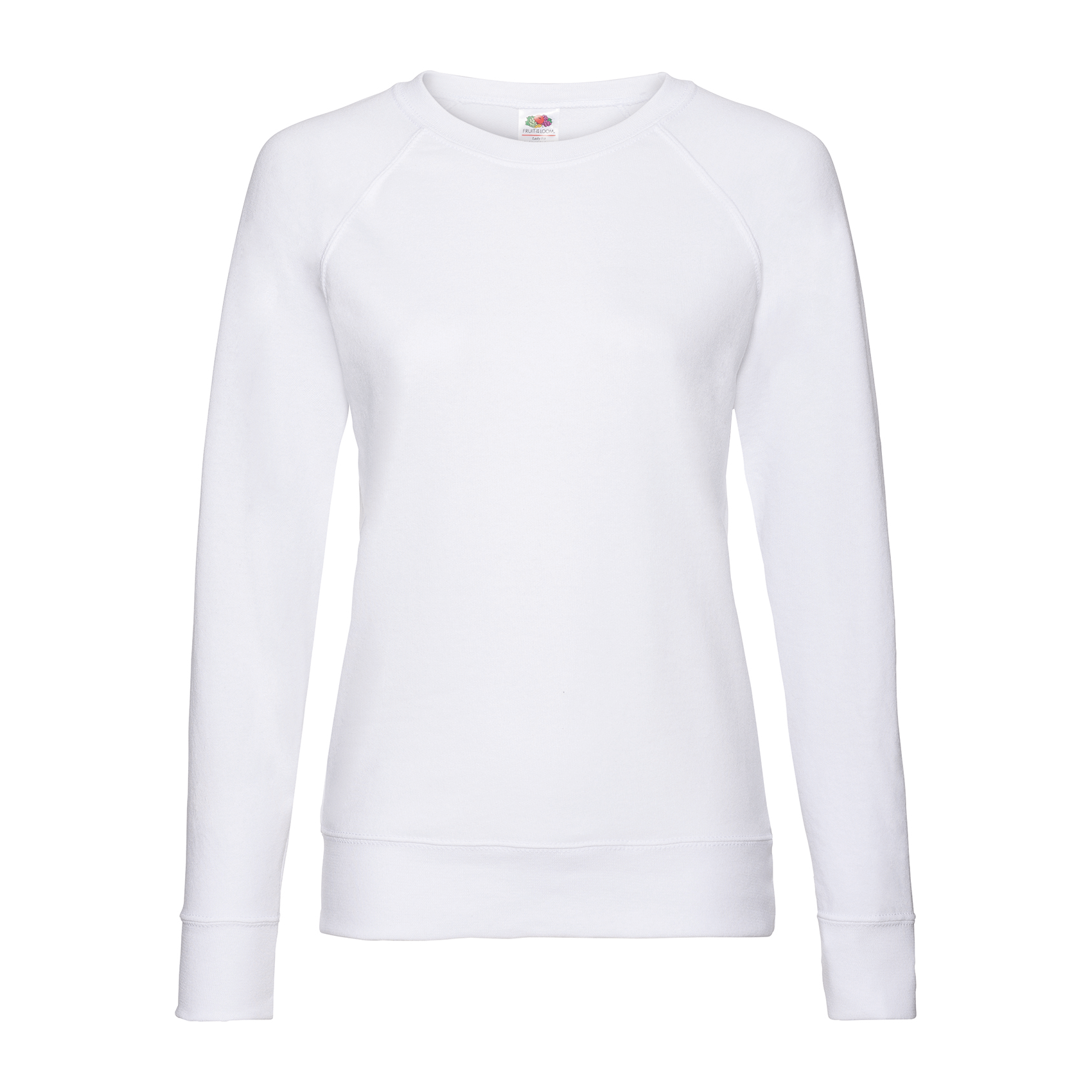 FOTL Lightweight Raglan Lady-Sweatshirt , weiß, Gr.XS