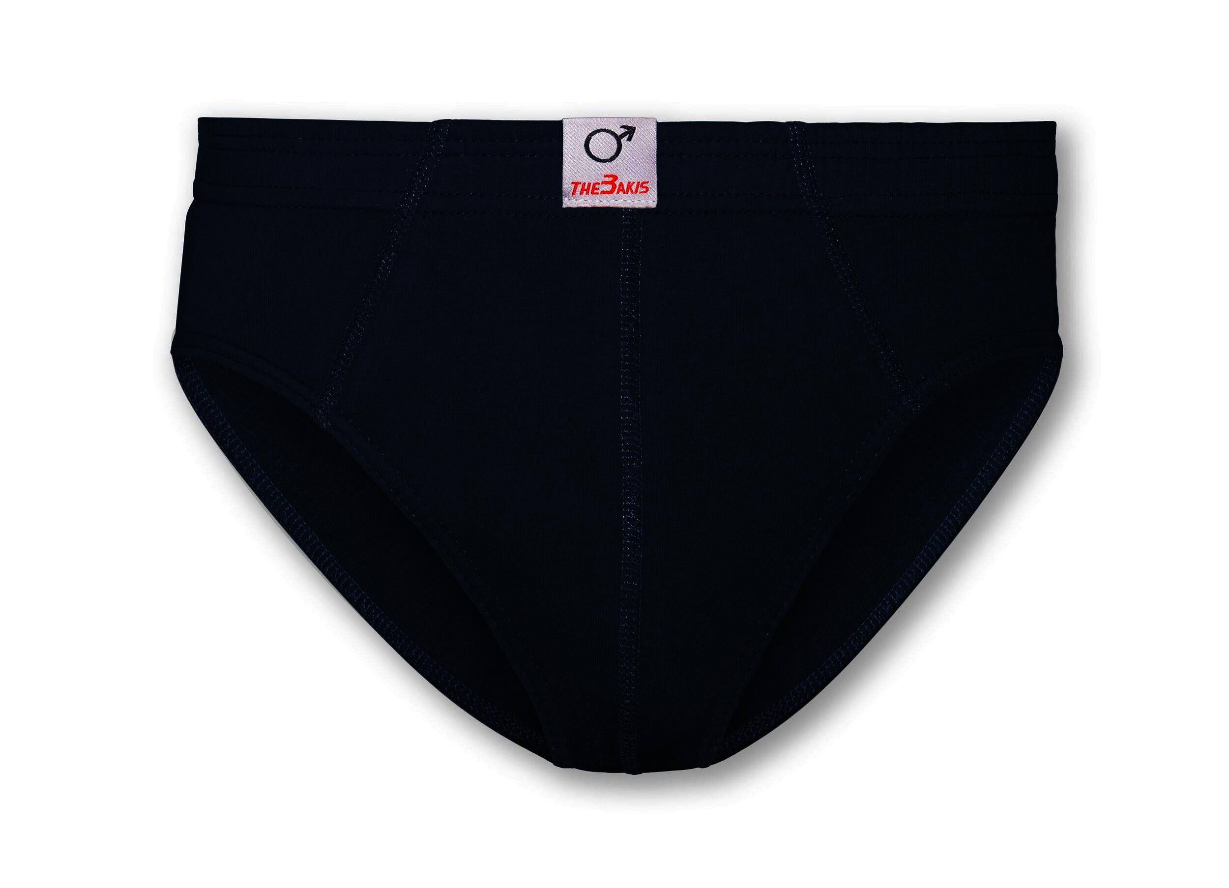 Herren Sport Slips Art.580. farbig sortiert, 3x3er-Pack, Gr.7