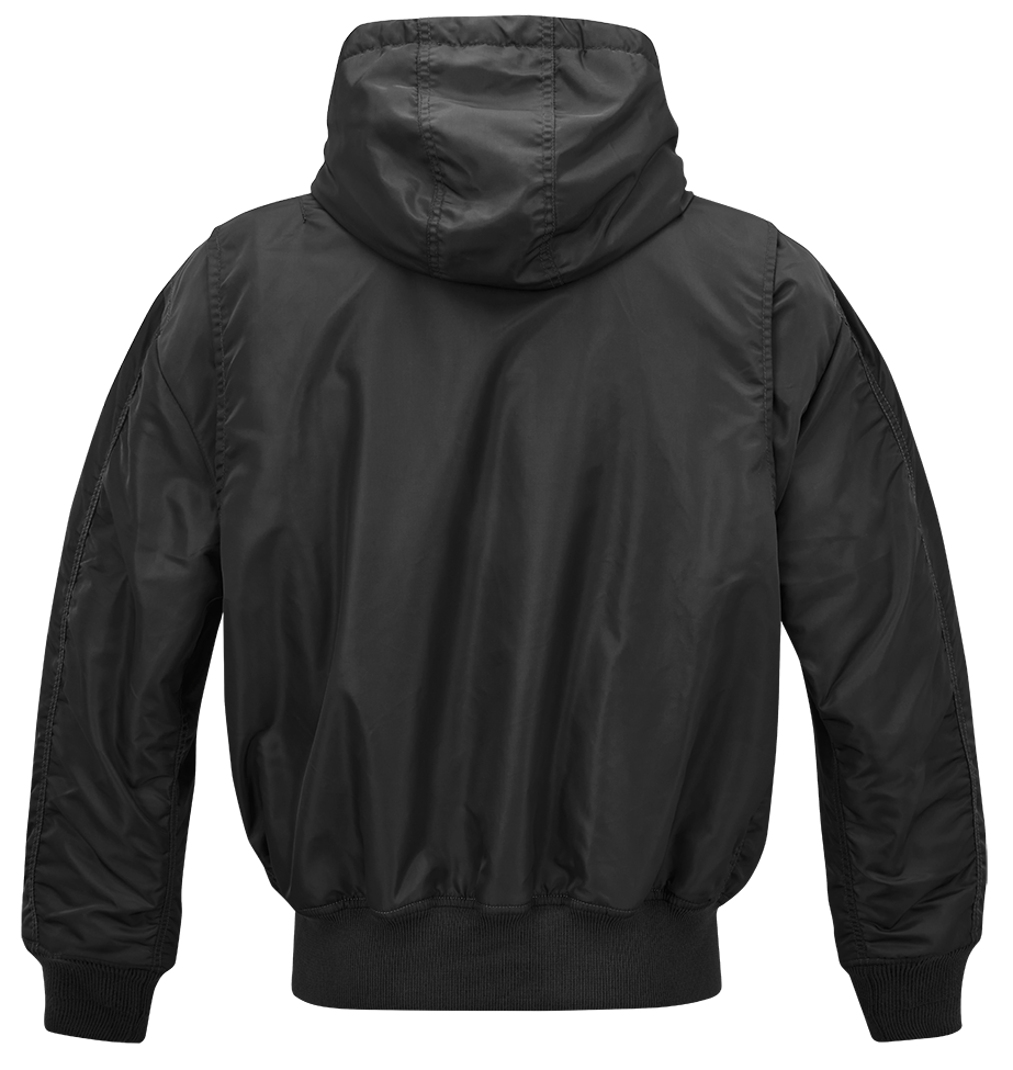 Brandit CWU Jacket hooded schwarz, Größe 4XL