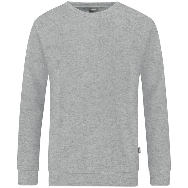 JAKO Sweat-Shirt Organic, hellgrau meliert, Gr.XXL