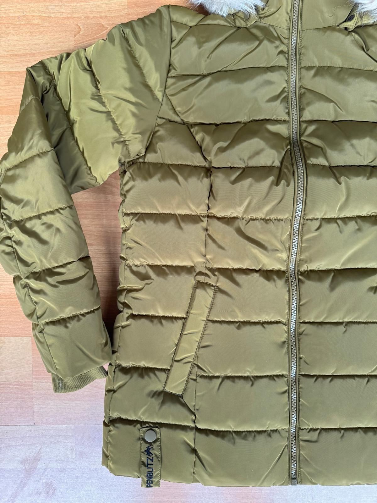 ALPENBLITZ Damen-Winterjacke, gesteppt, Grün, Gr.36