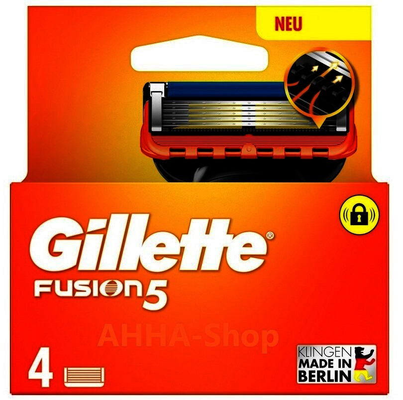 Gillette Fusion 5 Rasierklingen, 4 Stück/Pack