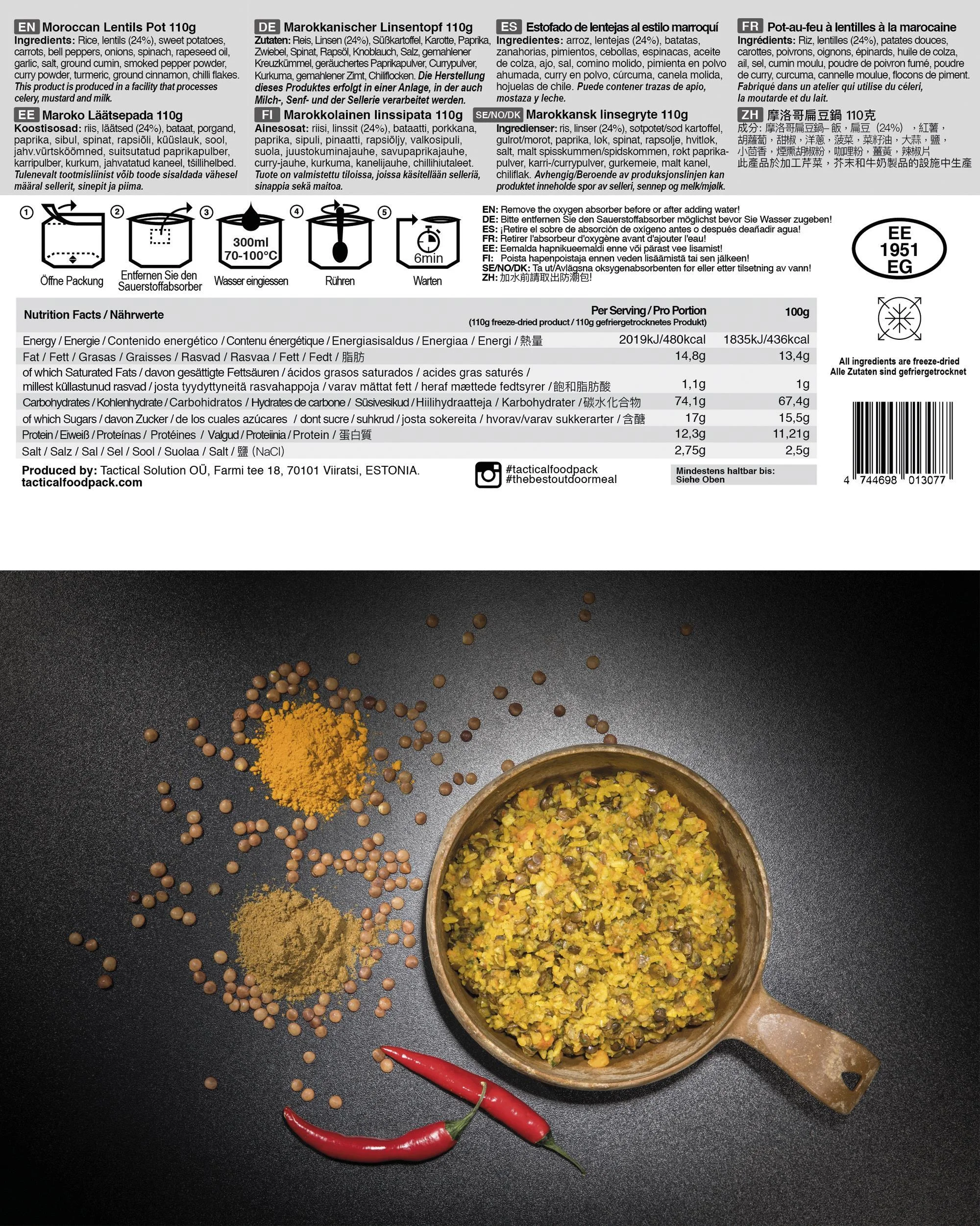 Tactical Foodpack® "Marokkanischer Linsentopf"