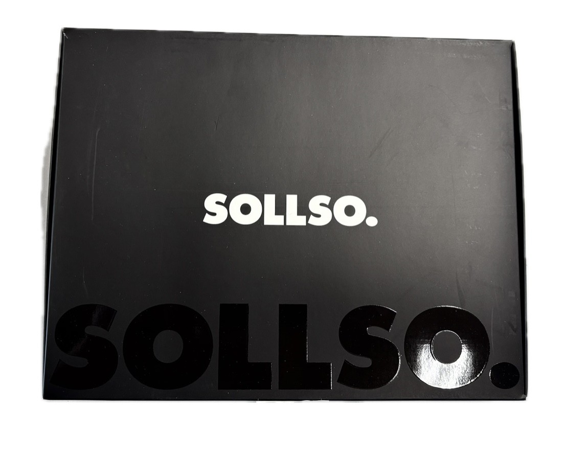 Scrunch-Leggins by SOLLSO., Schwarz, Gr.L