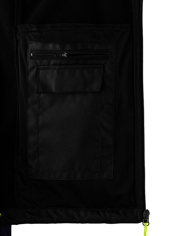 Softshell-Jacke MONTANA, blau/schwarz, Gr.XXL
