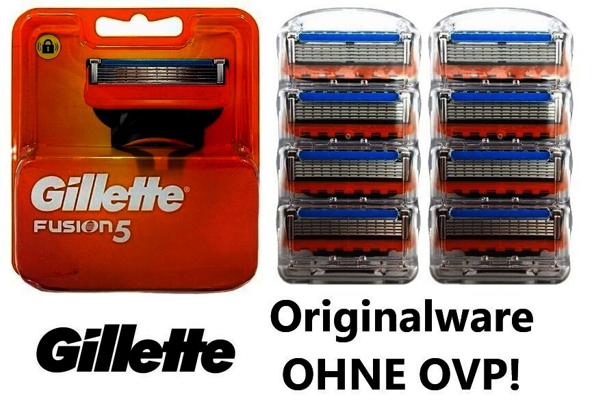 Gillette Fusion 5 Rasierklingen, 4 Stück/Pack im Blister ohne OVP