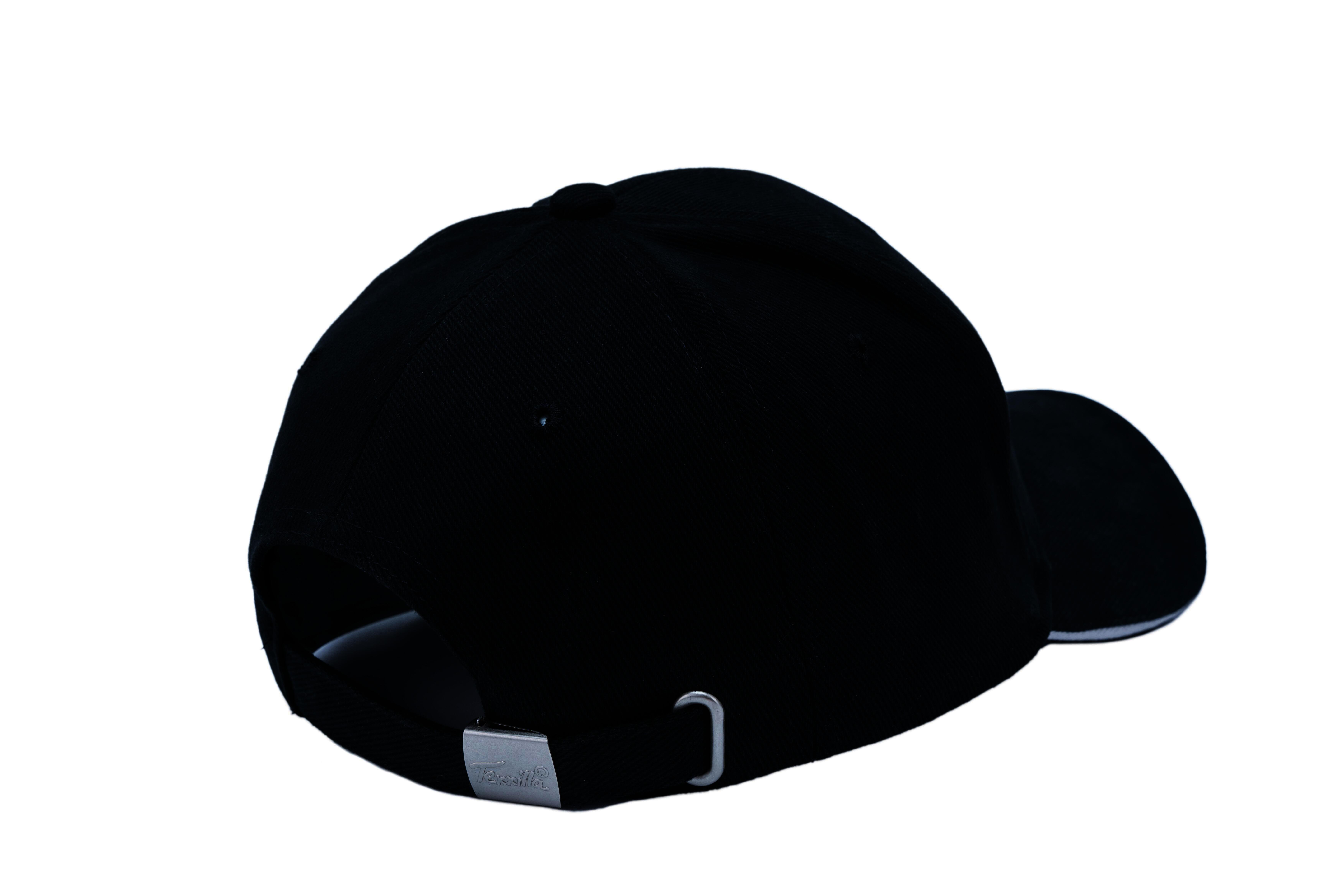 SOLLSO. TEXXILLA 6 Panel Sandwich Cap, Schwarz/Weiß