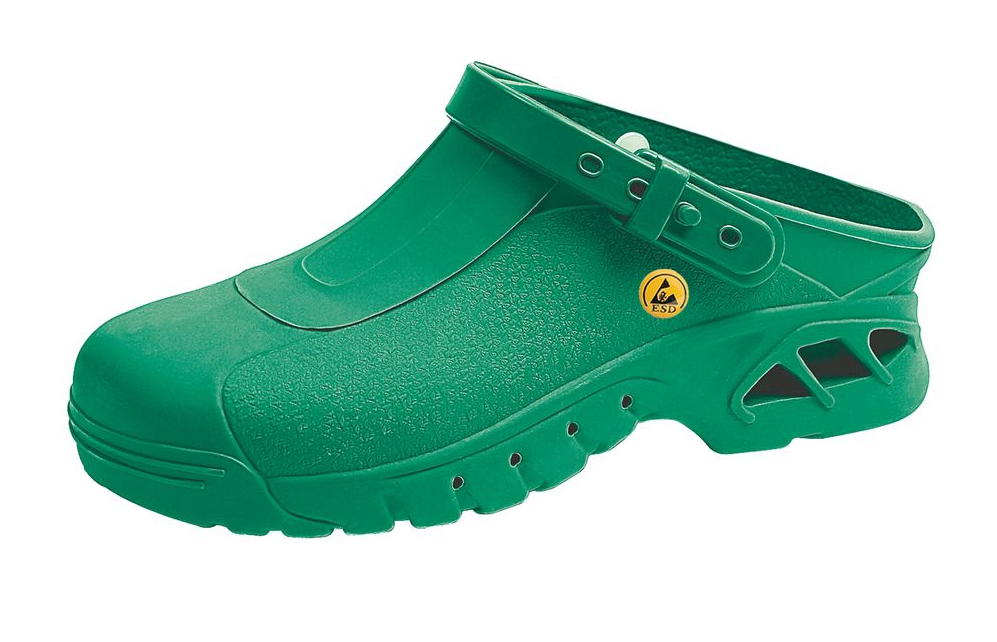 autoklavierbarer ABEBA Clog grün, Gr.45