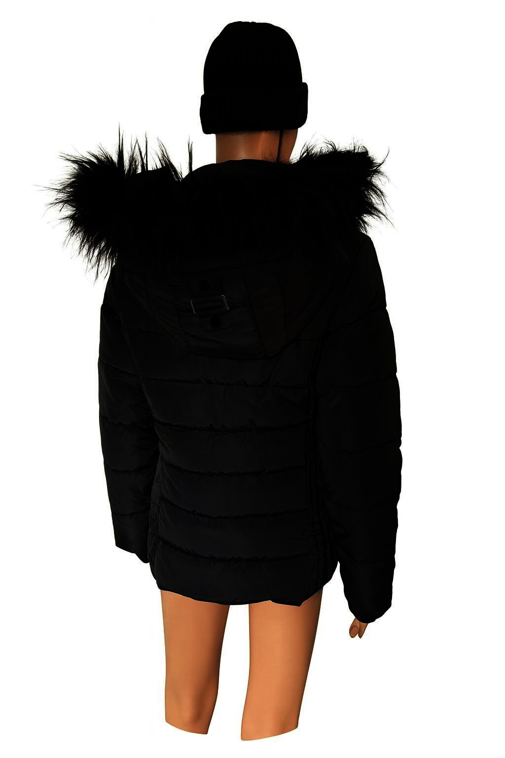 ALPENBLITZ Damen-Winterjacke, gesteppt, Schwarz, Gr.36