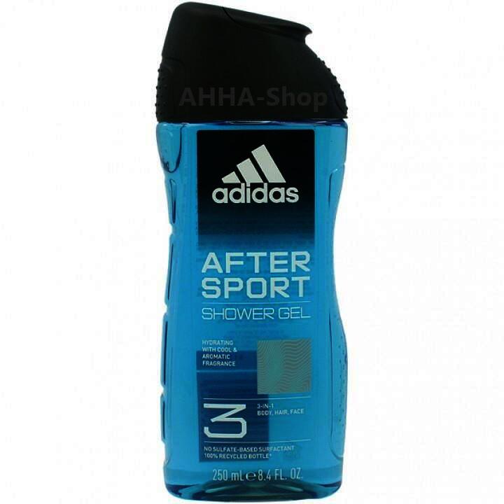 Adidas Men 3 in 1 Duschgel „After Sport„ 4 x  250 ml