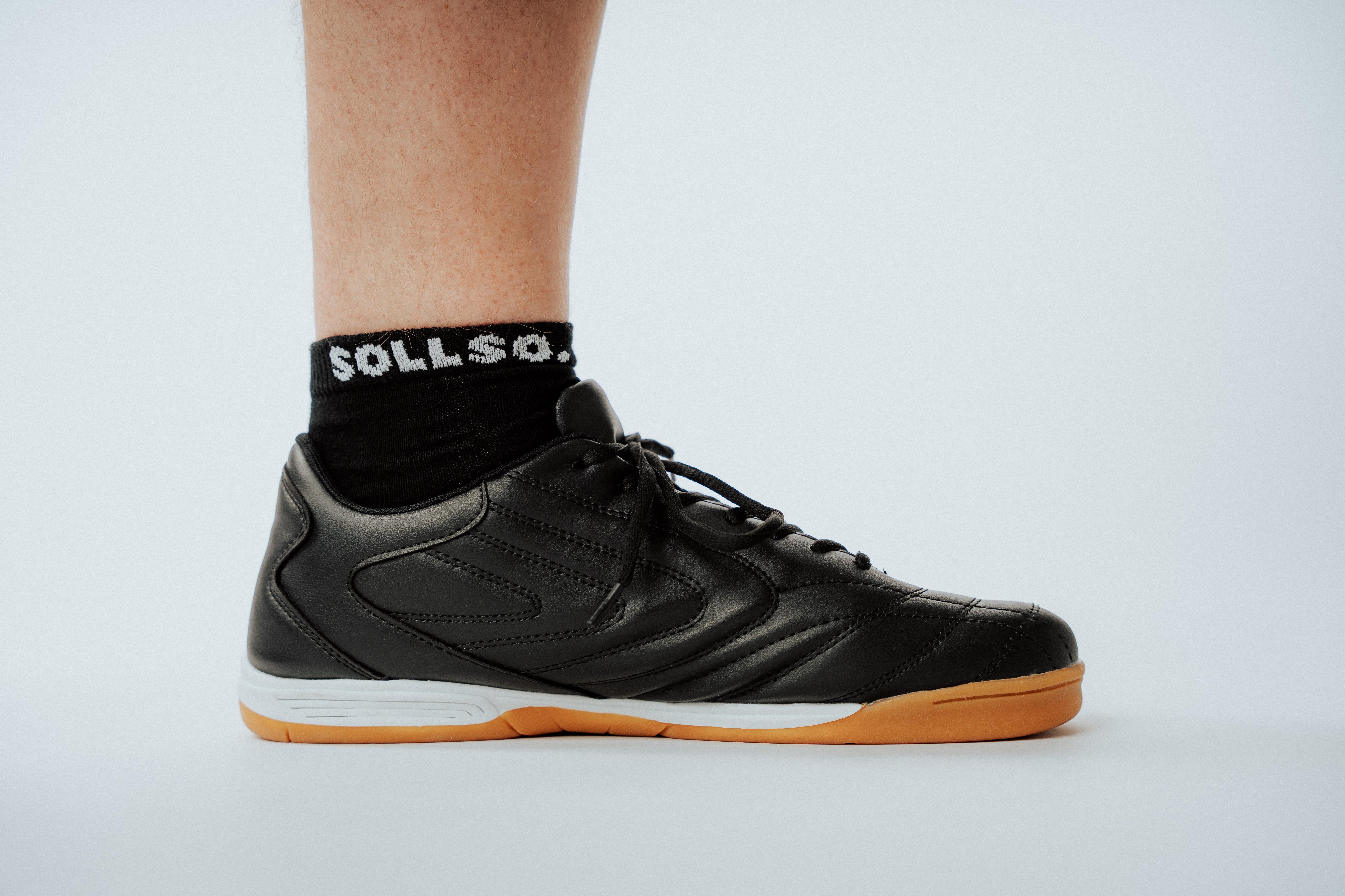 SOLLSO. Herren Sneakersocke, Farbe Schwarz, Größe 39-42, 5 Paar