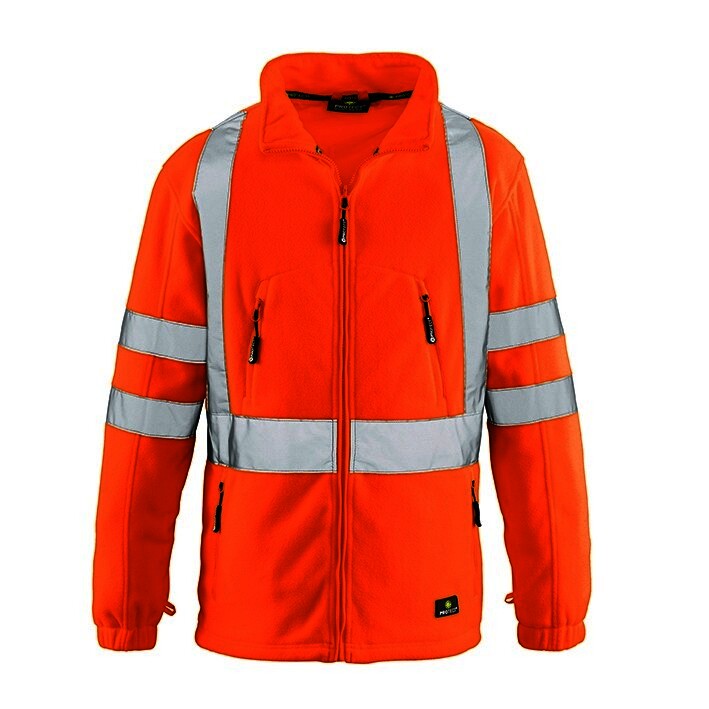 Fleece-Jacke SEATTLE, leuchtorange, Gr. 6XL
