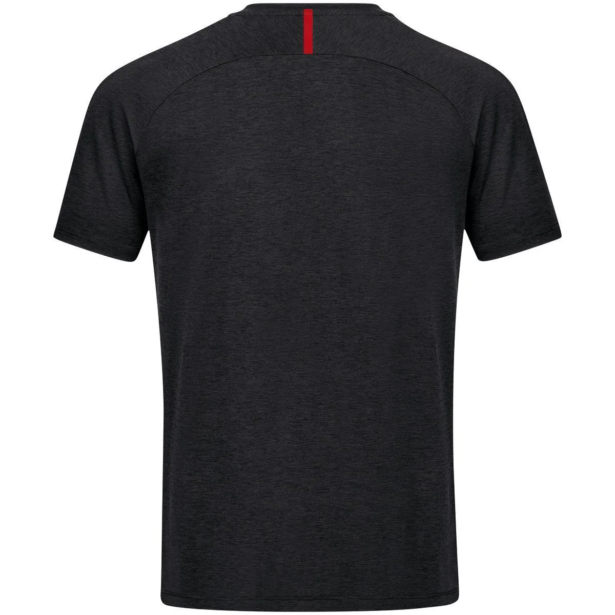 JAKO Herren T-Shirt Challenge, schwarz meliert/rot, Gr.XXL
