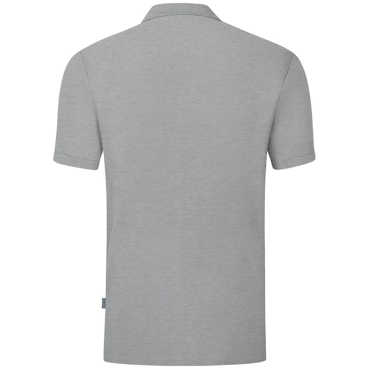 JAKO Herren Polo-Shirt Organic, hellgrau meliert, Gr.XL