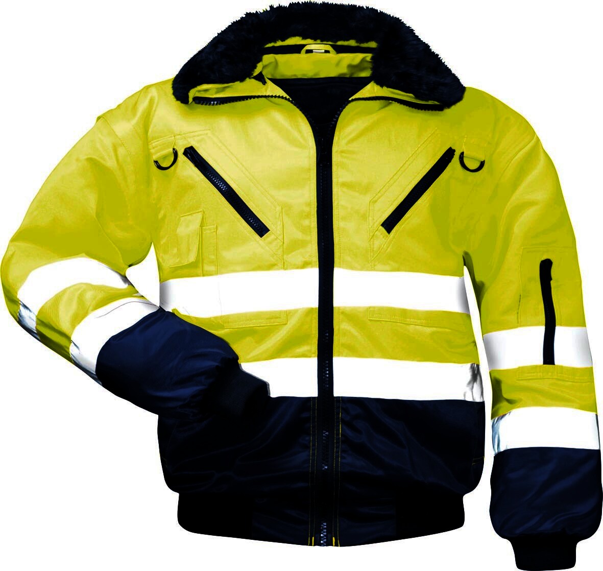 Rensing 23648 Sicherheitsausrüstung und -kleidung, Gelb/Marine,