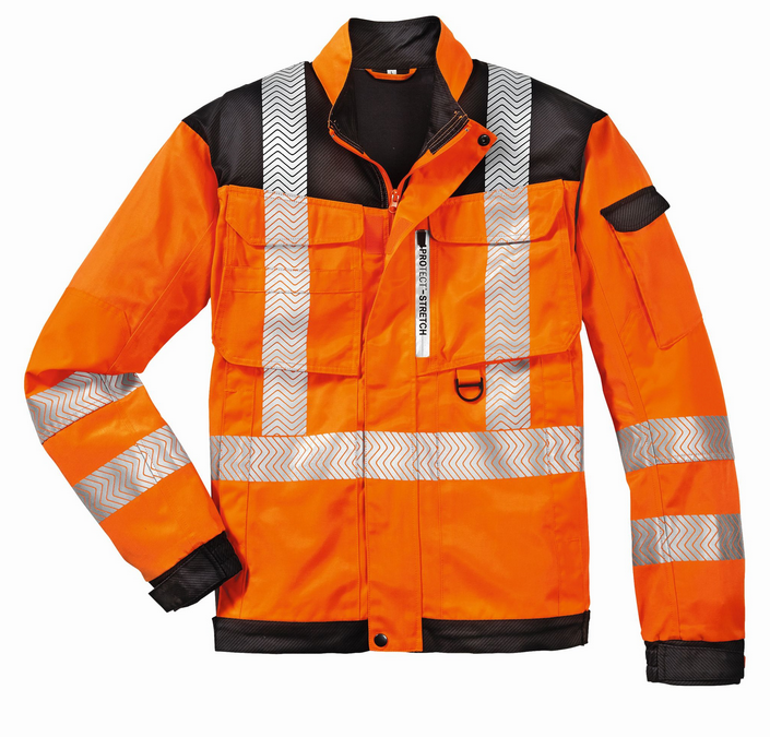 4PROTECT® Warnschutz-Bundjacke KENTUCKY , leuchtorange, Gr.5XL