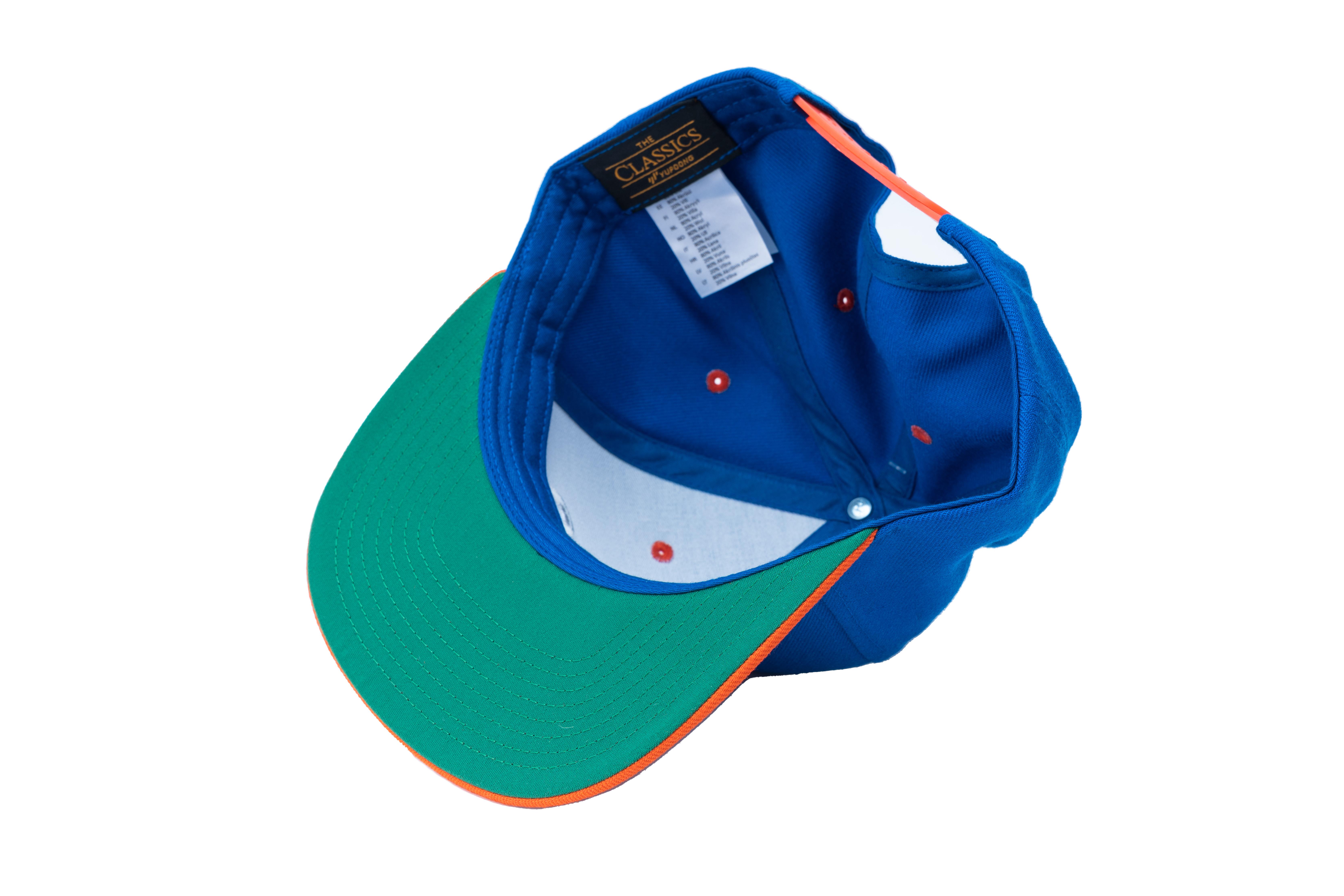 SOLLSO. Classic Snapback 2-Tone Cap, , Royal-Orange
