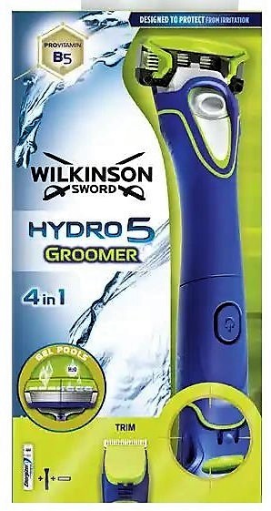 Wilkinson Hydro 5 Groomer Rasierapparat, Trimmer, Styler mit 1 Klinge Wilkinson Hydro 5 Groomer Rasierapparat, Trimmer, Styler mit 1 Klinge