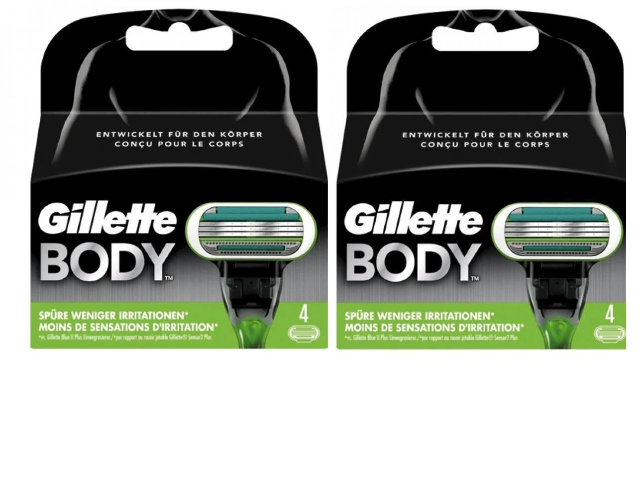 GILLETTE BODY RASIERKLINGEN 8 STÜCK NEU