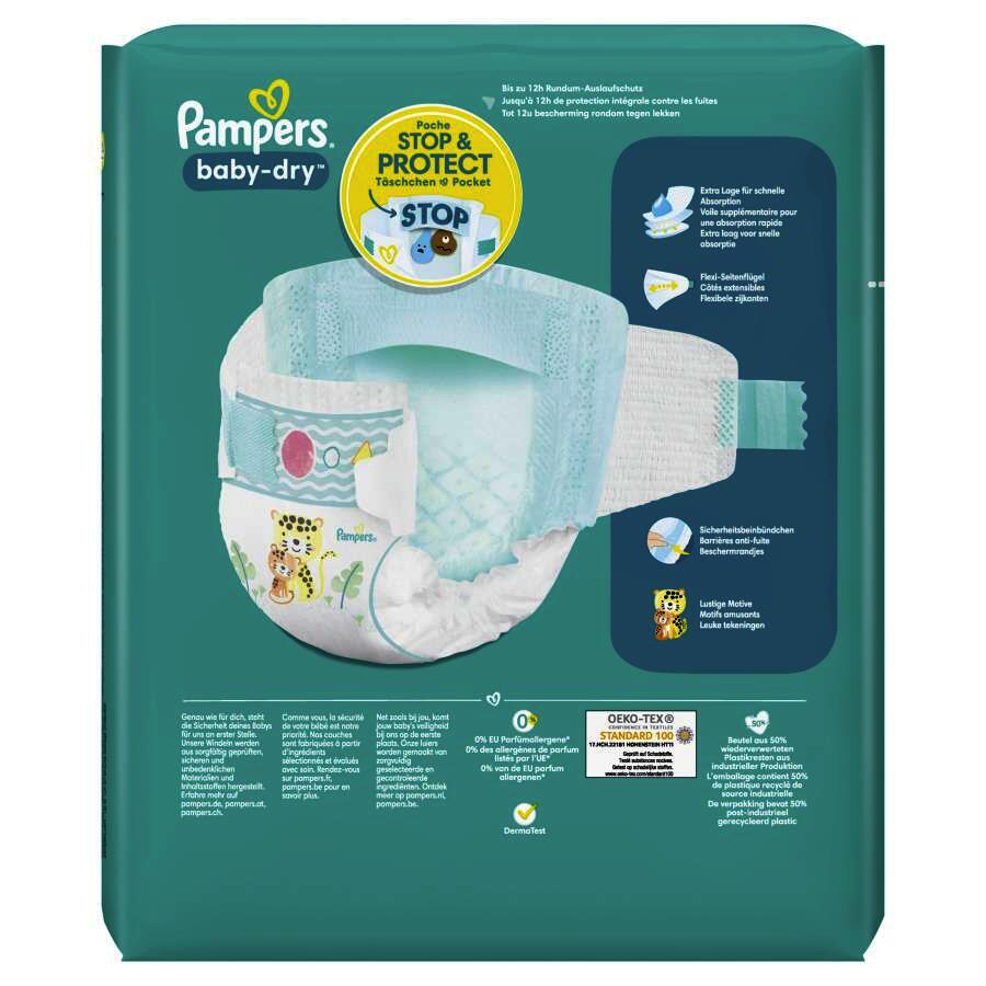 Pampers baby-dry Windeln Gr.5 4 x 
26 Stck. Packung