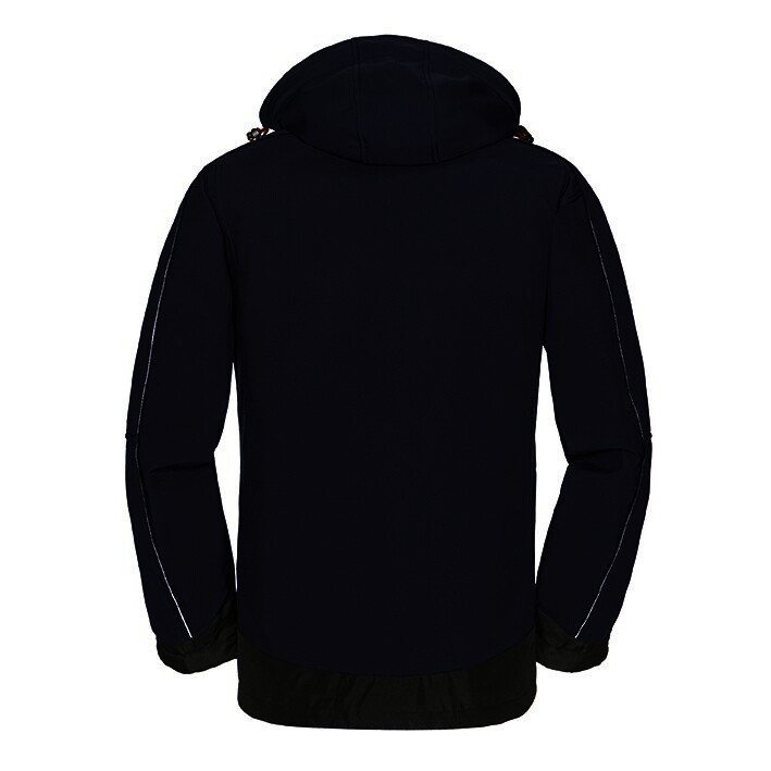 Softshell-Jacke MONTANA, blau/schwarz, Gr.XXL