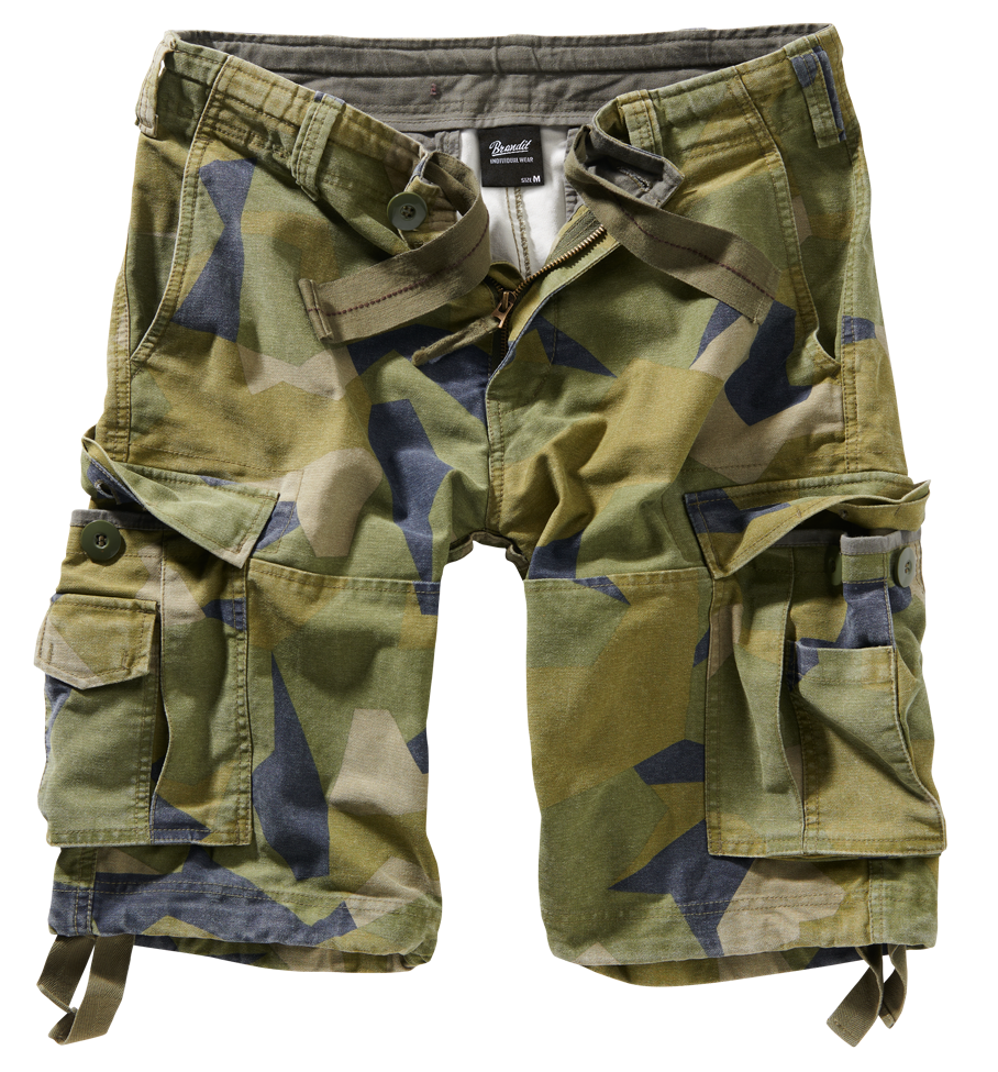 Brandit Vintage Classic Shorts Farbe swedish camo, Größe XL