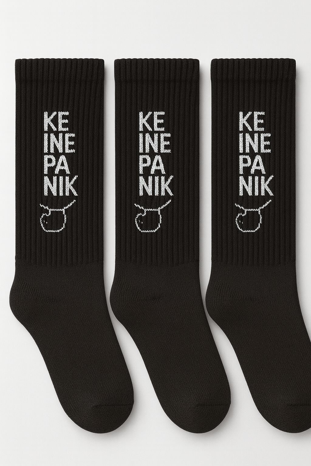 SOLLSO. Tennissocken, 3er-Pack, schwarz, Gr.35/38