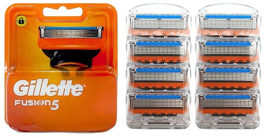 Gillette Fusion 5 Rasierklingen, 8 Stück/Pack, im Blister ohne OVP