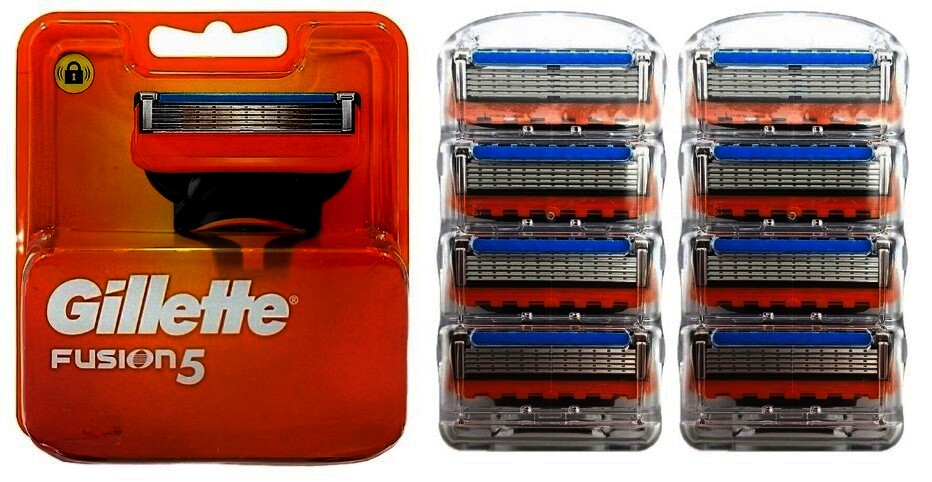 Gillette Fusion 5 Rasierklingen, 8 Stück/Pack, im Blister ohne OVP