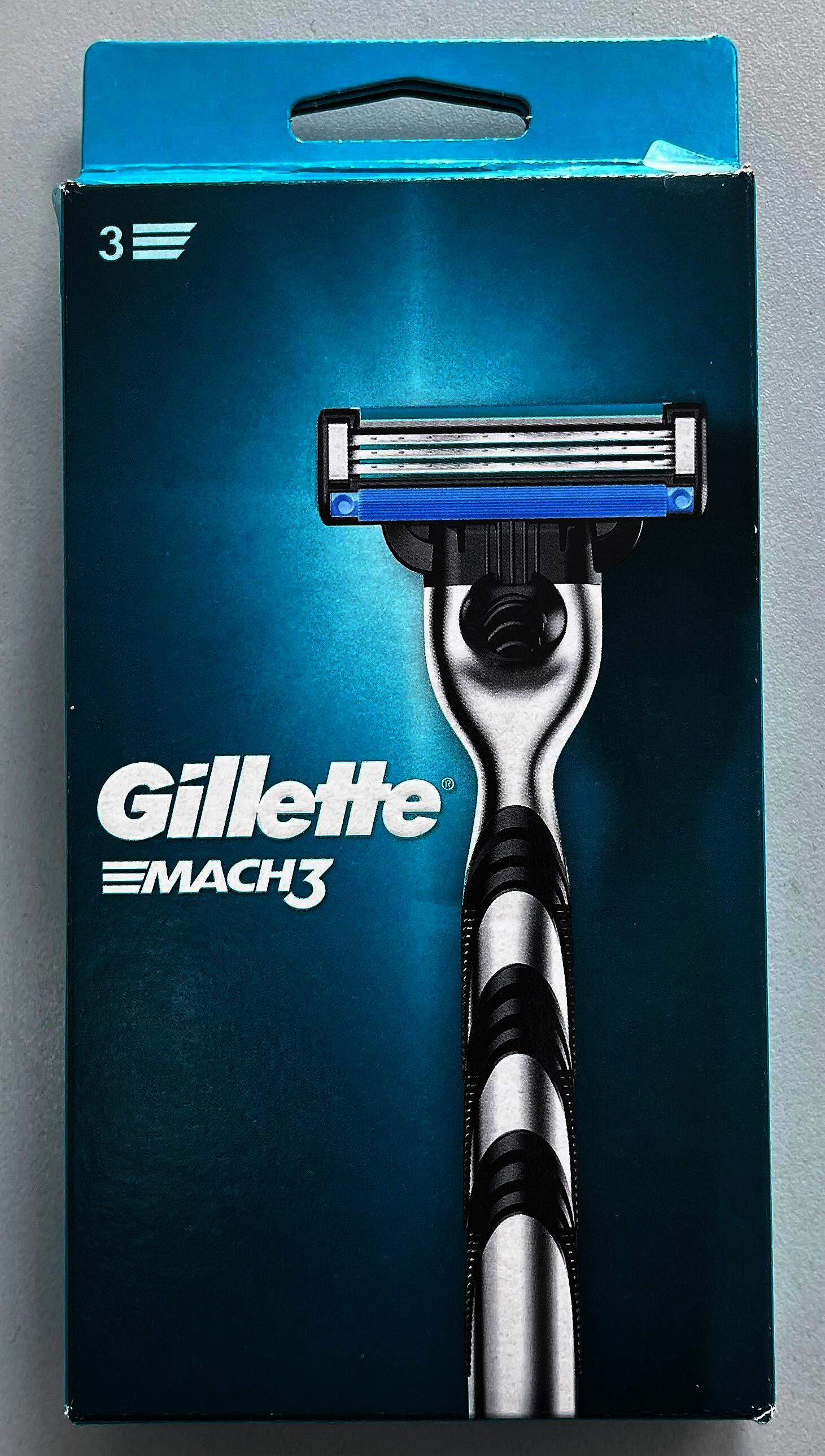 Gillette Mach3 Rasierer + Klinge