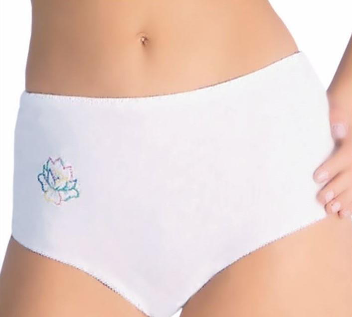 Damen Slip weiß 5er Pack, Größe 44/46