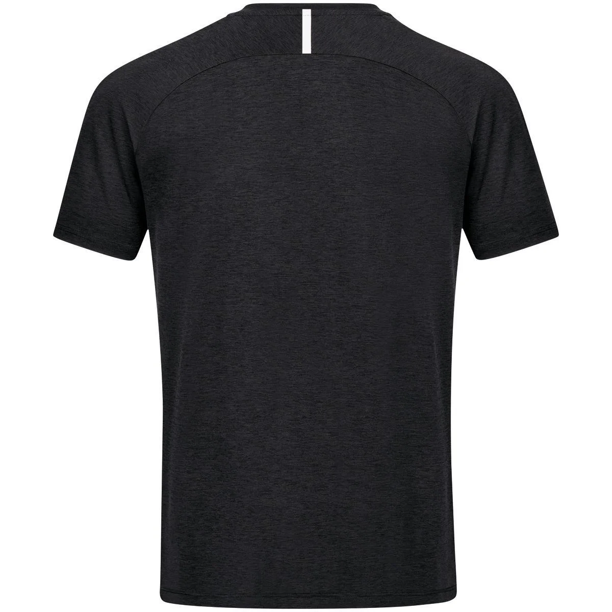 JAKO Herren T-Shirt Challenge, schwarz meliert/weiß, Gr.S