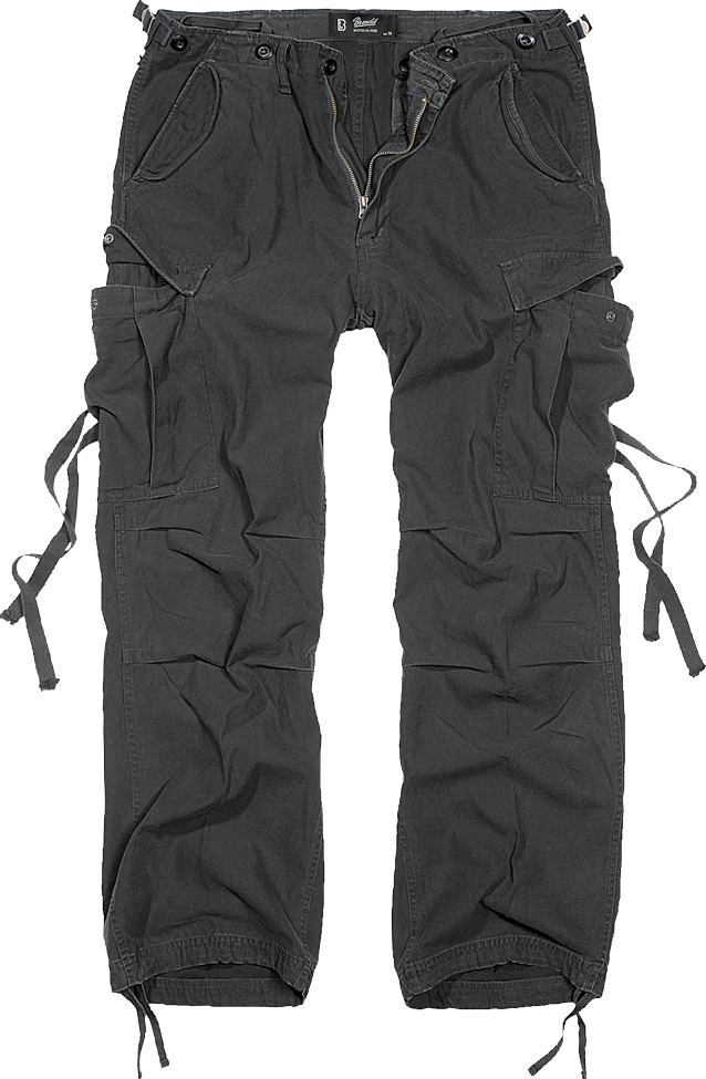 Brandit M65 Vintage Trousers, Farbe schwarz, Größe 3XL