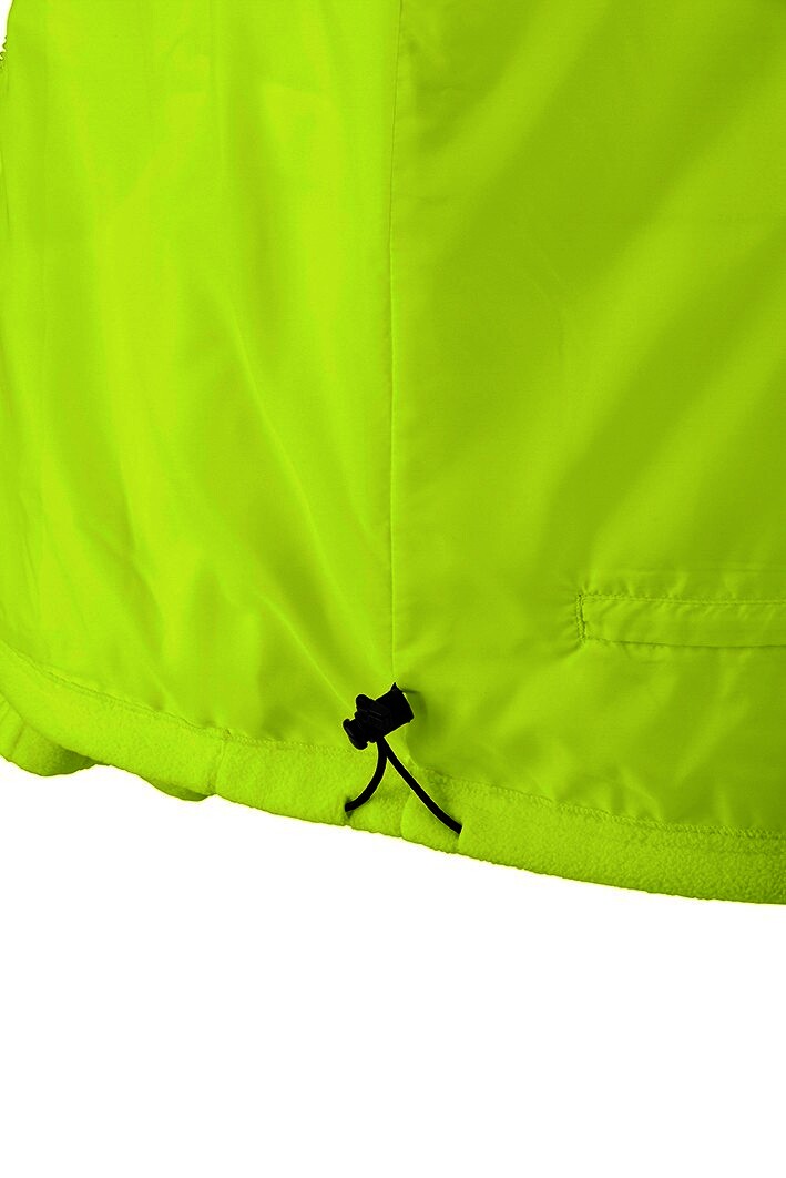 Fleece-Jacke SEATTLE, leuchtgelb, Gr.L