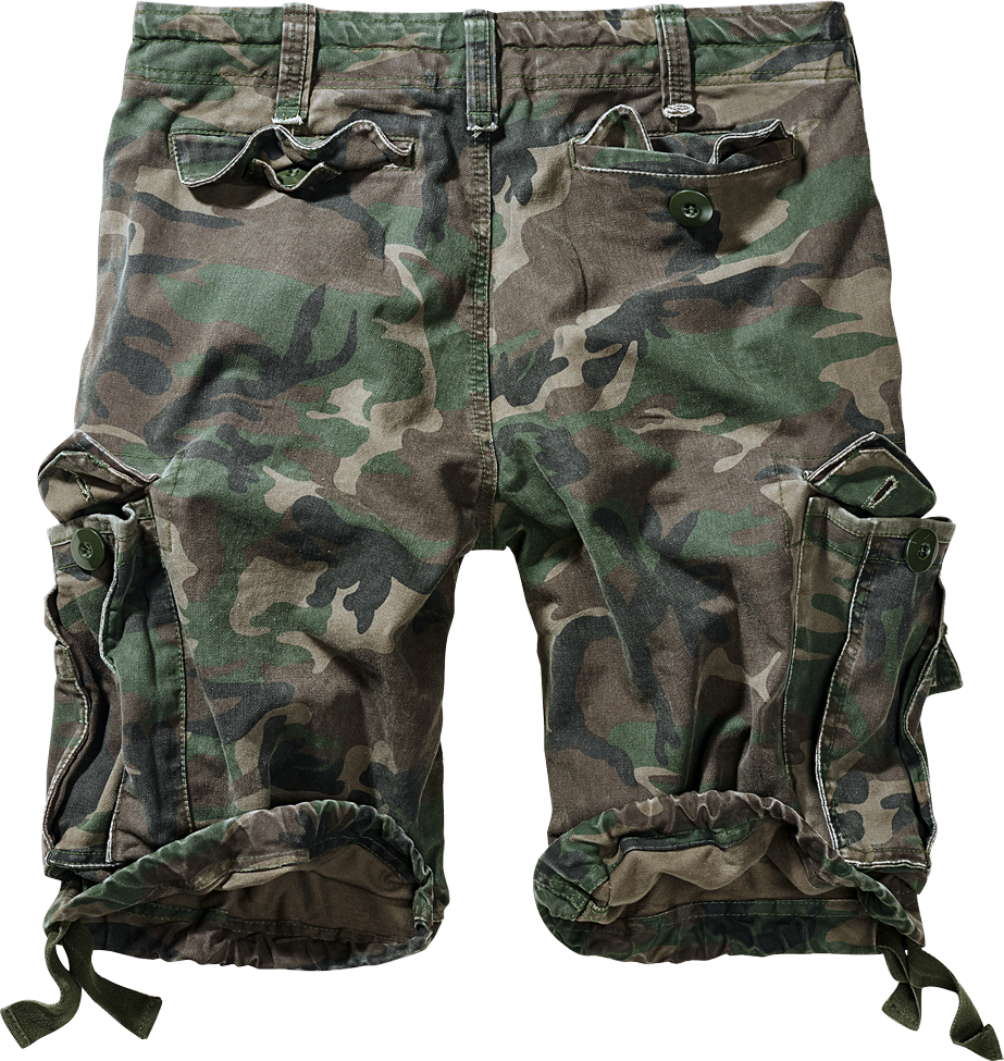Brandit Vintage Classic Shorts Farbe woodland, Größe 5XL