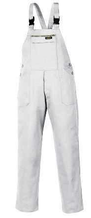 teXXor Latzhose 290g/m²  weiß, Größe 24