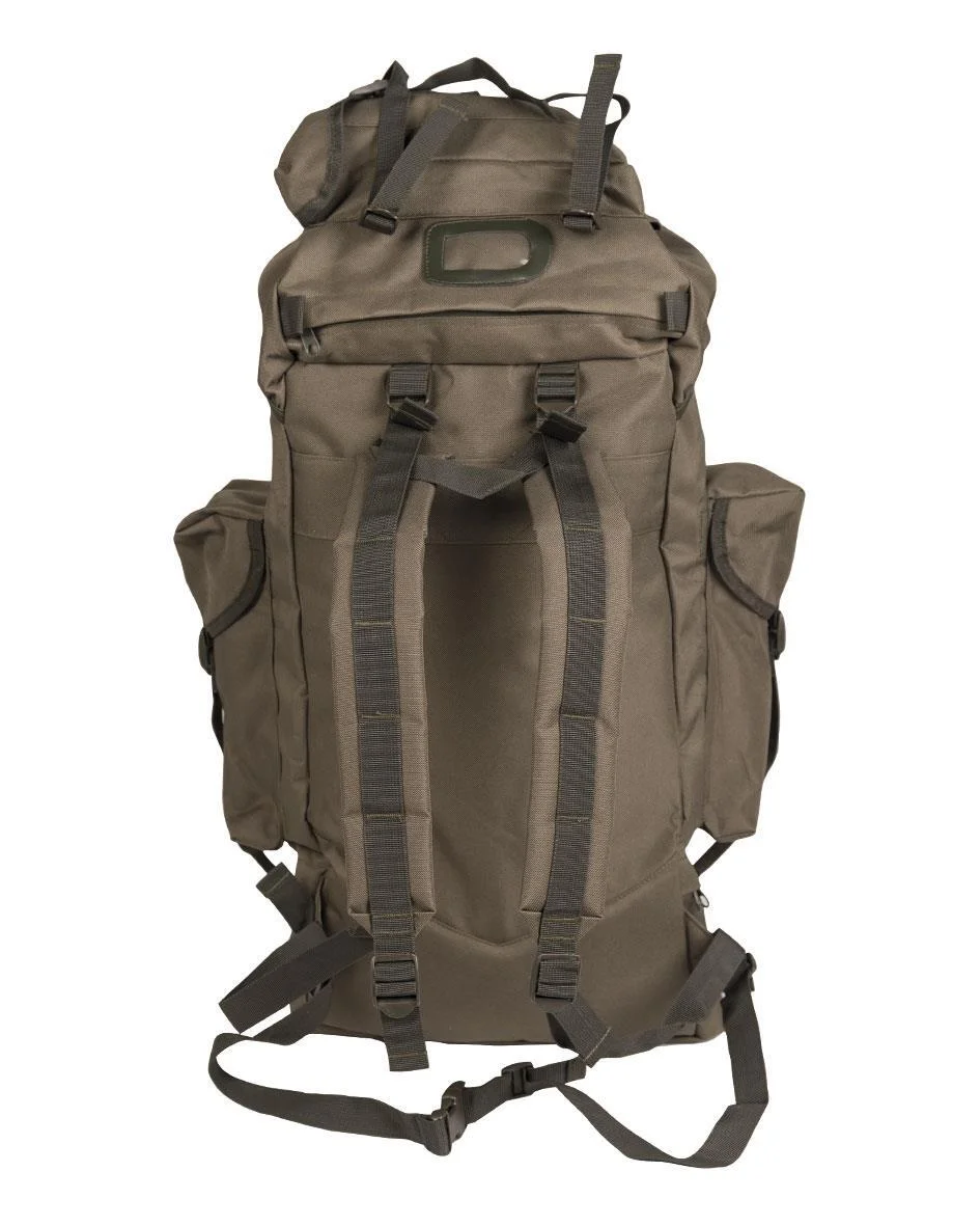 65 Liter Bundeswehr Rucksack Outdoor Trekking Flecktarn Imp. oliv