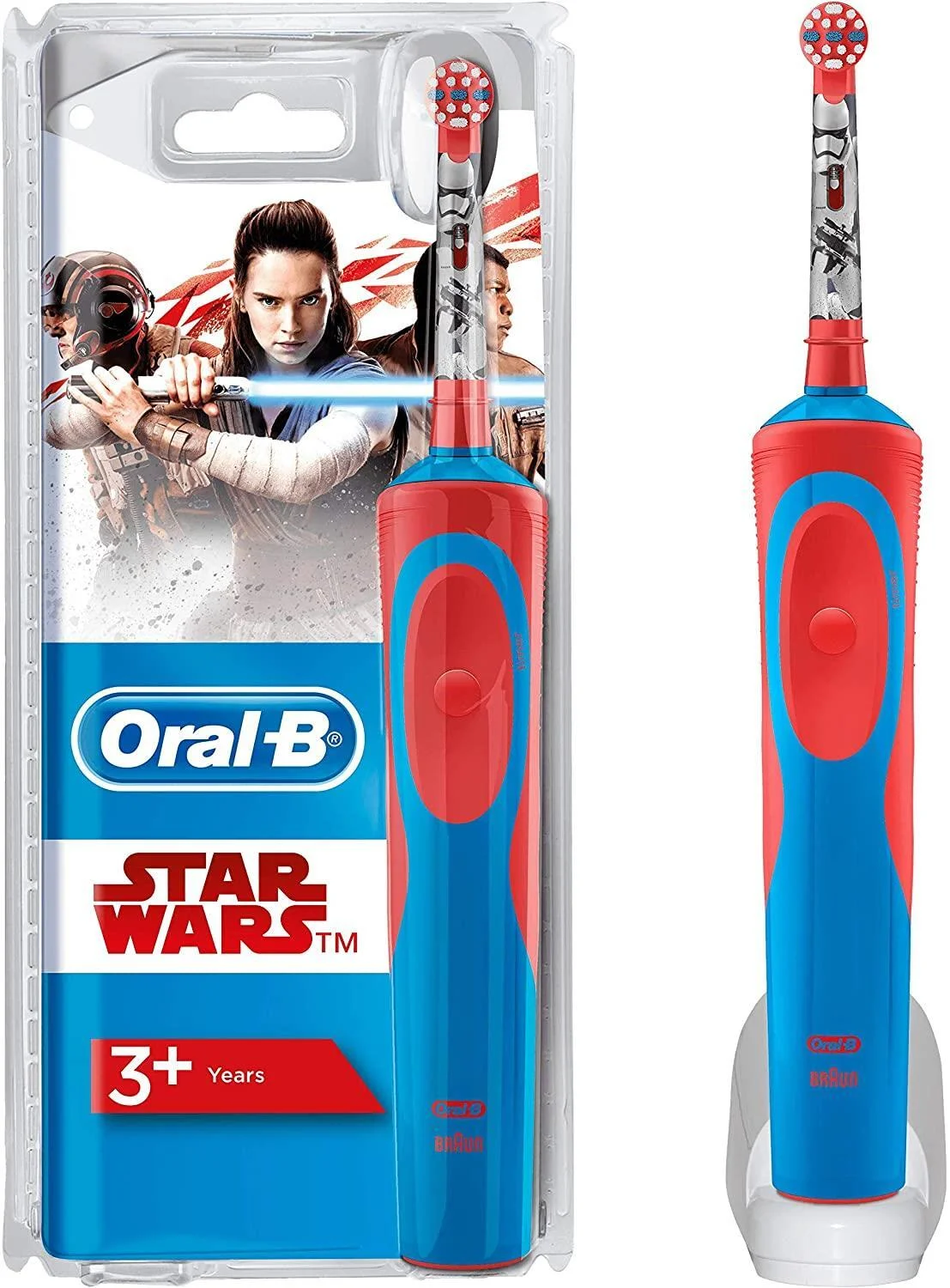 Oral-B Kids Elektrische Zahnbürste mit Star Wars Figuren