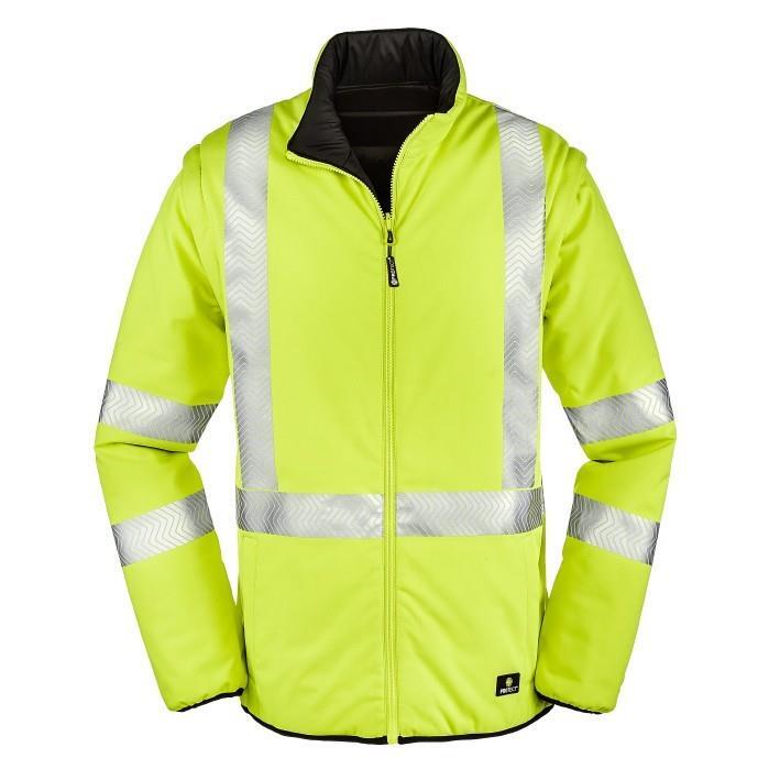 Warnschutz-Wendejacke RENO, leuchtgelb, Gr.L