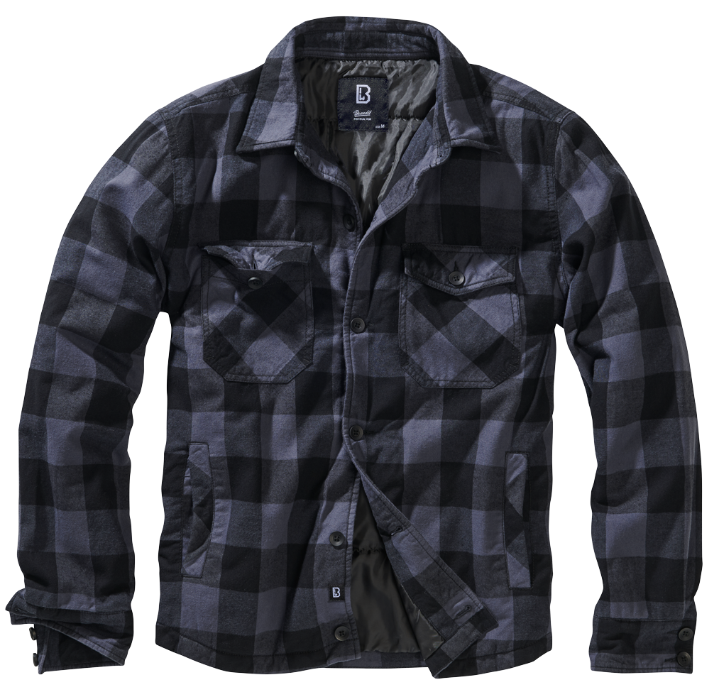 Brandit Lumberjacket schwarz/grau, Größe 7XL