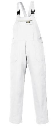 teXXor Latzhose 290g/m²  weiß, Größe 106