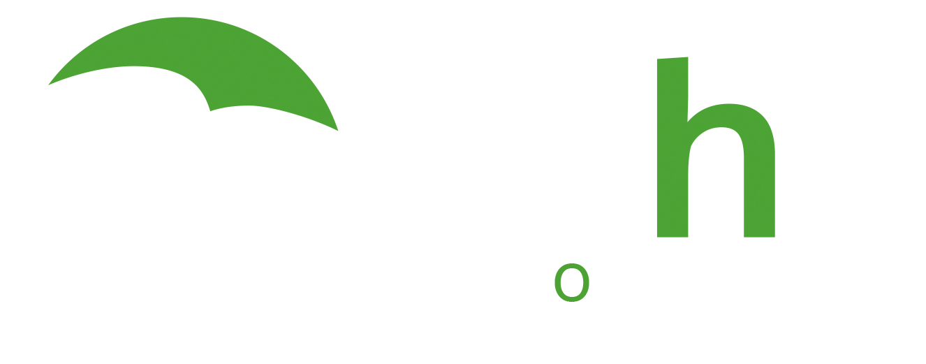 Ahha Shopping Logo weiß gruen