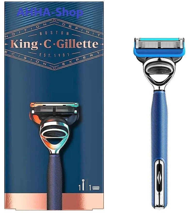 King C. Gillette Bartrasierer Marineblau