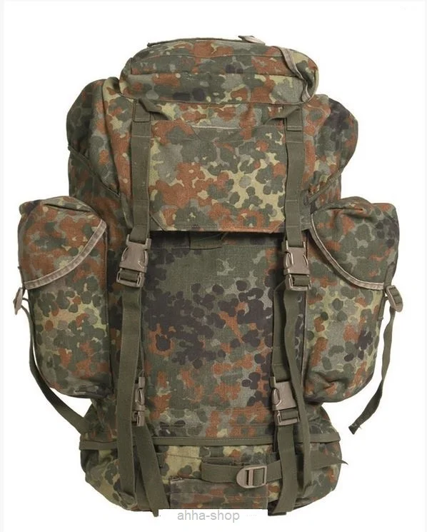 65 Liter Bundeswehr Rucksack Outdoor Trekking Flecktarn Neu (112309856158)