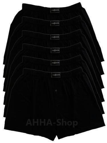 The BAKIS Herren Boxer Short, 3 x 3er Pack, schwarz, Größe 9