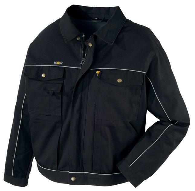 Canvas-Bundjacke (320 g/m²) „RIO” Farbe schwarz/schwarz Größe 3XL
