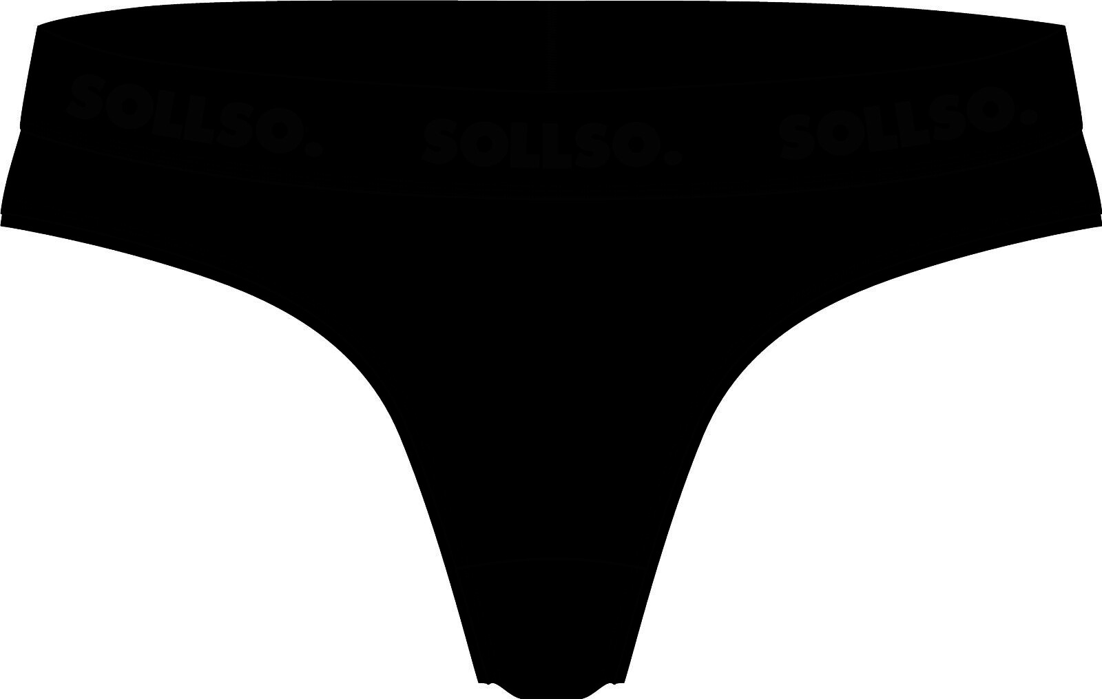 Damen Tanga, Bambusviskose, 3er-Pack, Schwarz/Weiß/Grau, Gr.S