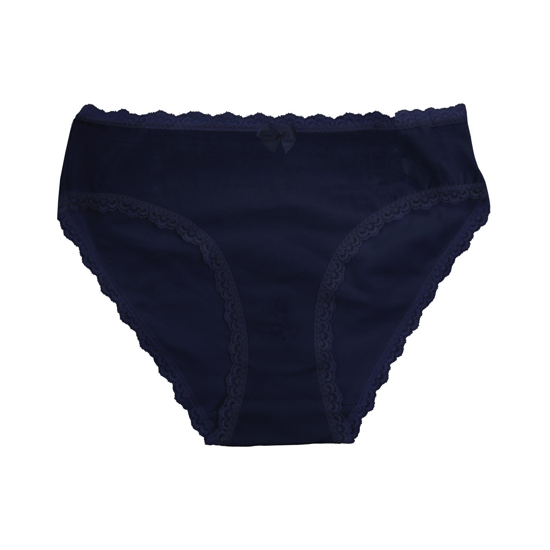 Damen Bikinislip 18123, Spitze, Pack 3, Gr. 44/46, 2er-Pack