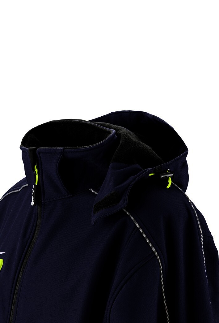 Softshell-Jacke MONTANA, blau/schwarz, Gr.XXL